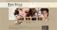 Desktop Screenshot of free-style-coiffure.com